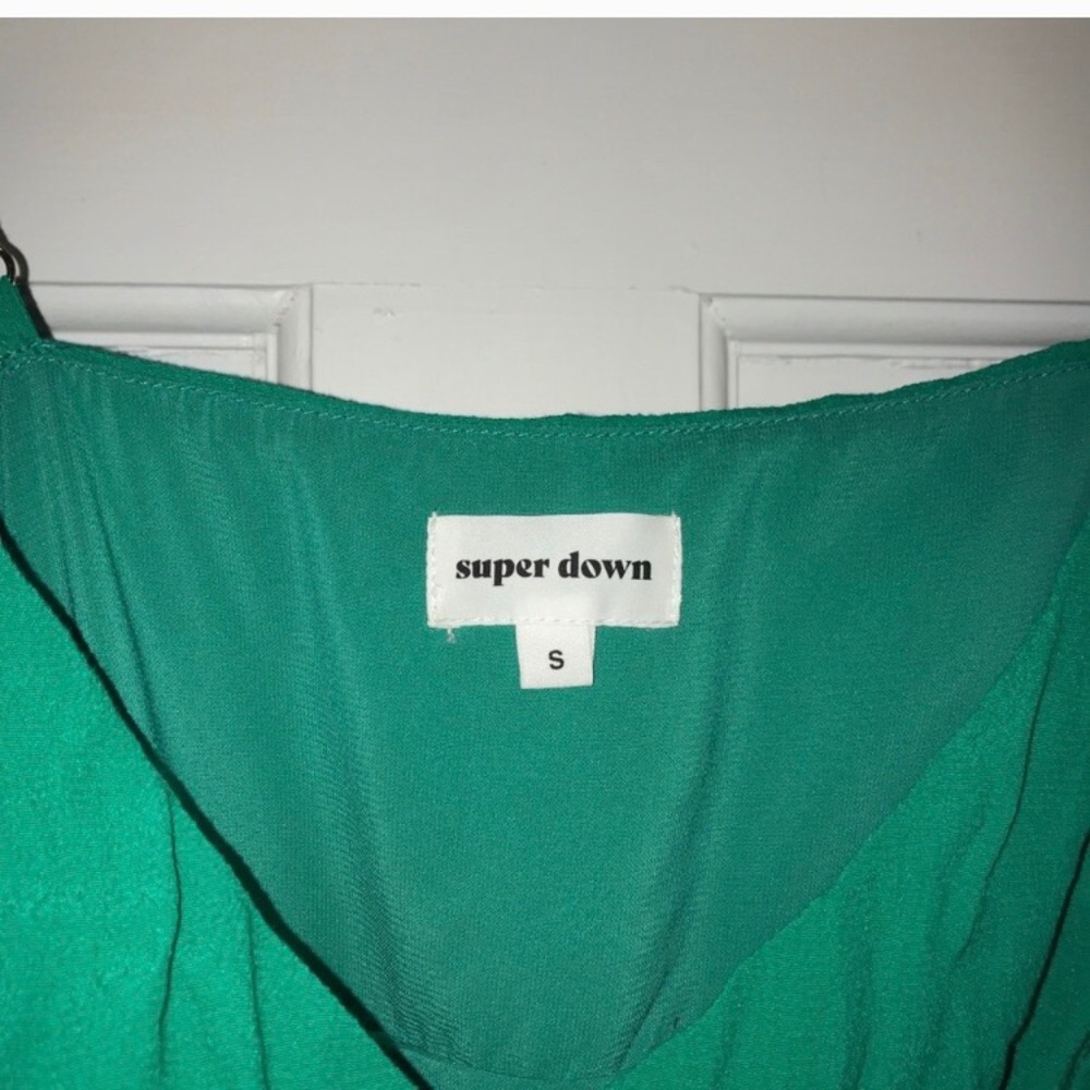NEW green wrap dress - Picture 6 of 6